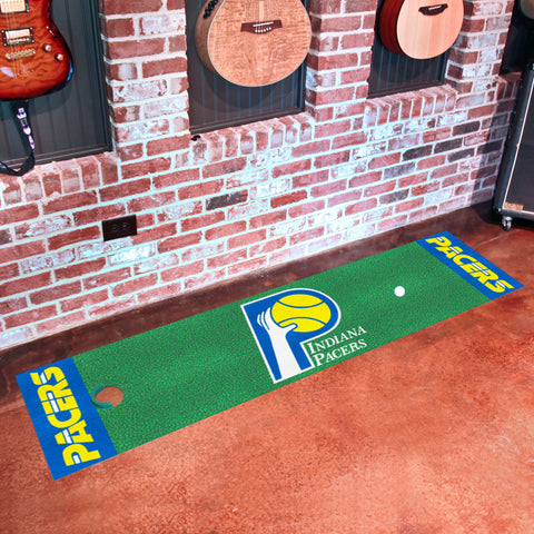 NBA Retro Indiana Pacers Putting Green Mat - 1.5ft. x 6ft.
