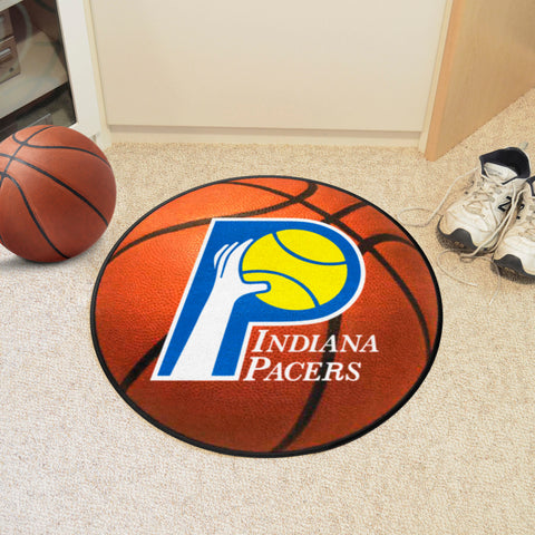 NBA Retro Indiana Pacers Basketball Rug - 27in. Diameter