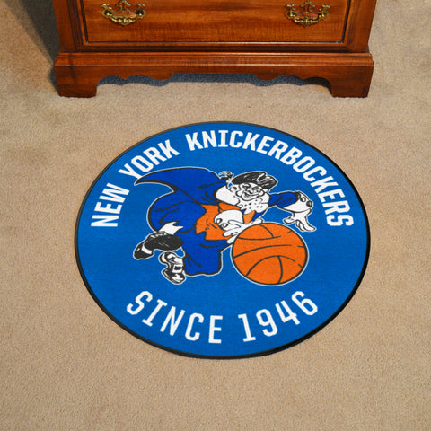 NBA Retro New York Knickerbockers Roundel Rug - 27in. Diameter