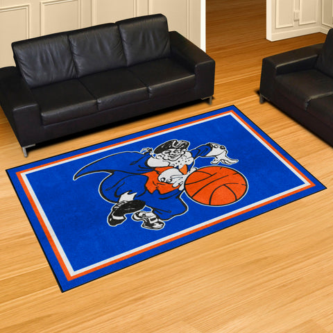NBA Retro New York Knickerbockers 5ft. x 8 ft. Plush Area Rug