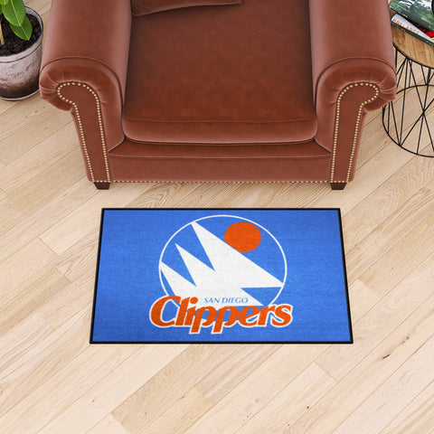 NBA Retro San Diego Clippers Starter Mat Accent Rug - 19in. x 30in.
