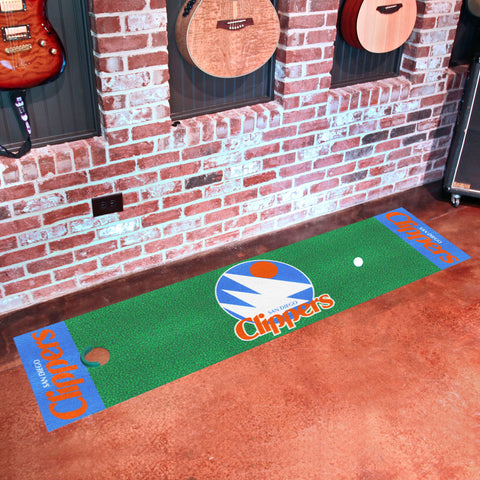 NBA Retro San Diego Clippers Putting Green Mat - 1.5ft. x 6ft.