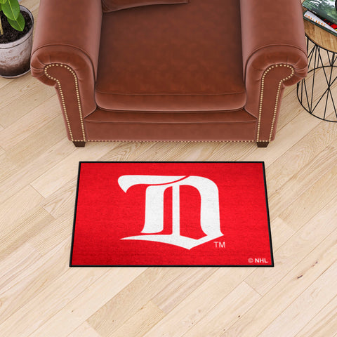NHL Retro Detroit Red Wings Starter Mat Accent Rug - 19in. x 30in.