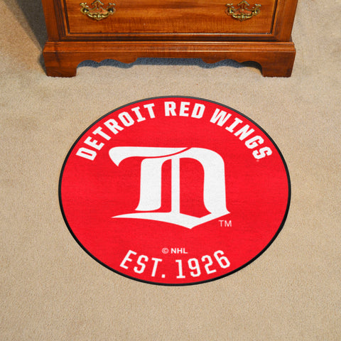 NHL Retro Detroit Red Wings Roundel Rug - 27in. Diameter