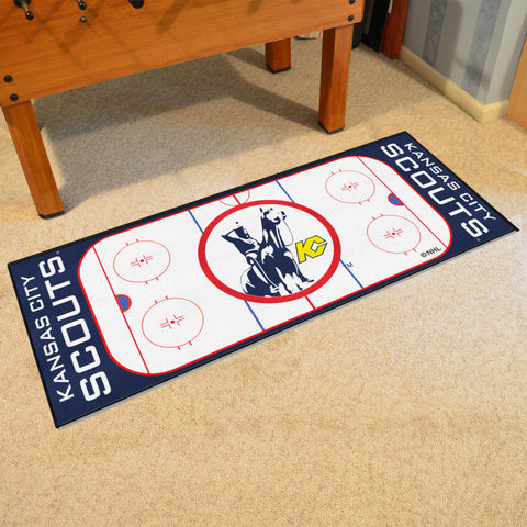 NHL Retro Kansas City Scouts Rink Runner - 30in. x 72in.