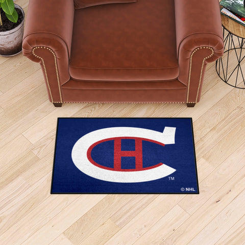 NHL Retro Montreal Canadiens Starter Mat Accent Rug - 19in. x 30in.