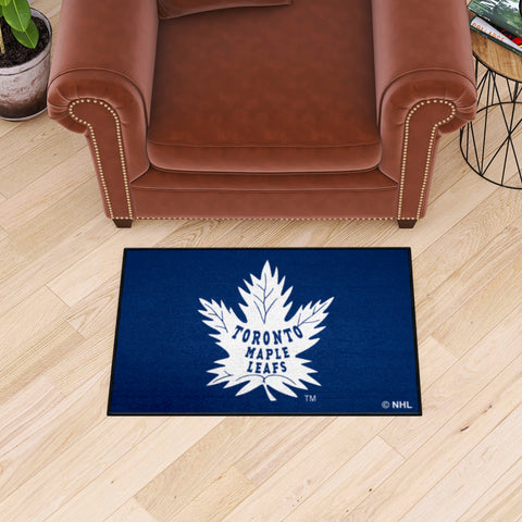 NHL Retro Toronto Maple Leafs Starter Mat Accent Rug - 19in. x 30in.