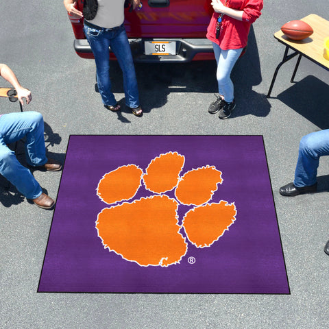 Clemson Tigers Tailgater Rug, Purple - 5ft. x 6ft.