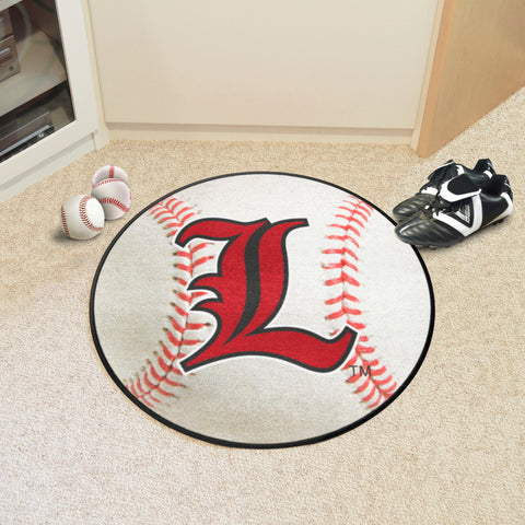 Louisville Cardinals Baseball Rug - 27in. Diameter