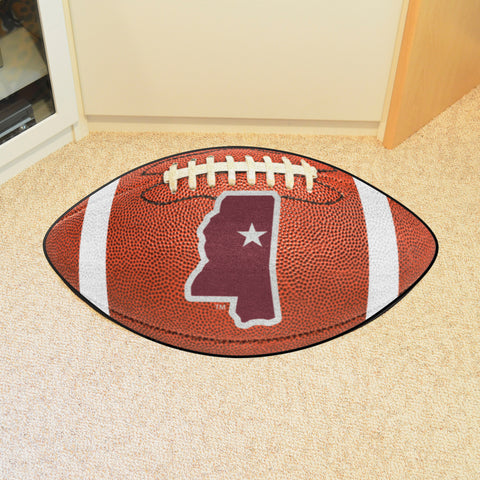 Mississippi State Bulldogs  Football Rug - 20.5in. x 32.5in.