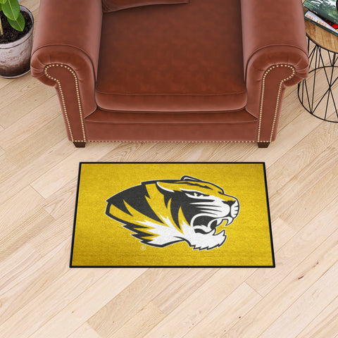 Missouri Tigers Starter Mat Accent Rug, Yellow - 19in. x 30in.
