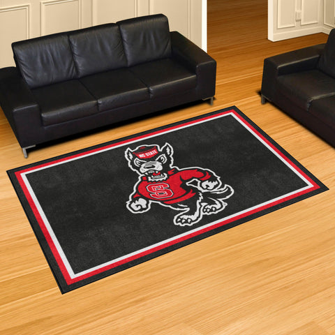NC State Wolfpack 5ft. x 8 ft. Plush Area Rug