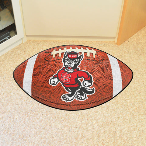 NC State Wolfpack  Football Rug - 20.5in. x 32.5in.