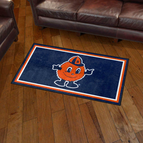 Syracuse Orange 3ft. x 5ft. Plush Area Rug, Otto Mascot Logo