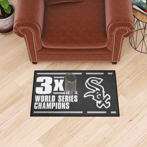 Chicago White Sox Dynasty Starter Mat Accent Rug - 19in. x 30in.