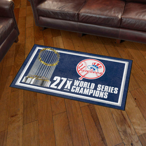 New York Yankees Dynasty 3ft. x 5ft. Plush Area Rug