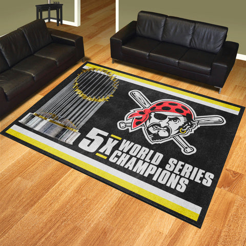 Pittsburgh Pirates Dynasty 8ft. x 10 ft. Plush Area Rug