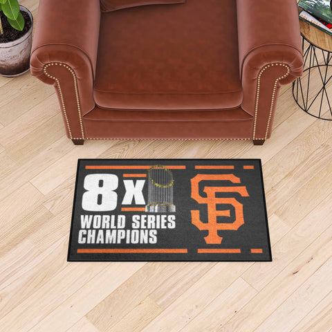 San Francisco Giants Dynasty Starter Mat Accent Rug - 19in. x 30in.