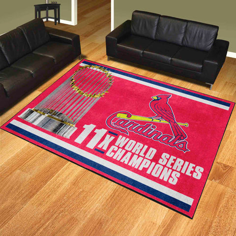 St. Louis Cardinals Dynasty 8ft. x 10 ft. Plush Area Rug