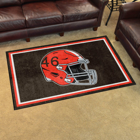 Cleveland Browns 4ft. x 6ft. Plush Area Rug