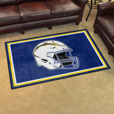 Los Angeles Chargers 4ft. x 6ft. Plush Area Rug