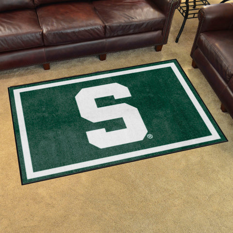 Michigan State Spartans 4ft. x 6ft. Plush Area Rug