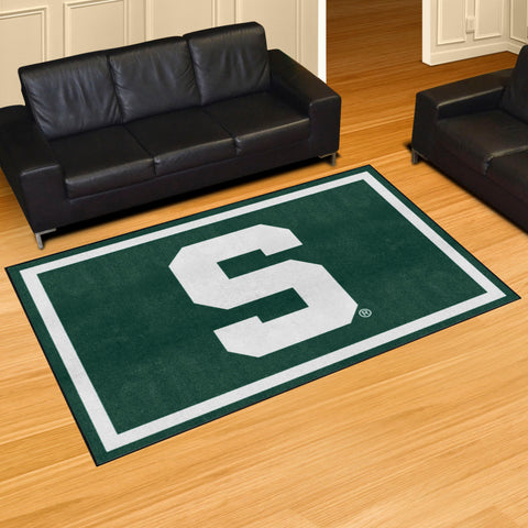 Michigan State Spartans 5ft. x 8 ft. Plush Area Rug