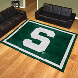 Michigan State Spartans 8ft. x 10 ft. Plush Area Rug