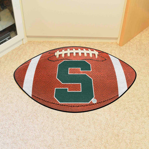 Michigan State Spartans  Football Rug - 20.5in. x 32.5in.