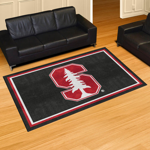 Stanford Cardinal 5ft. x 8 ft. Plush Area Rug