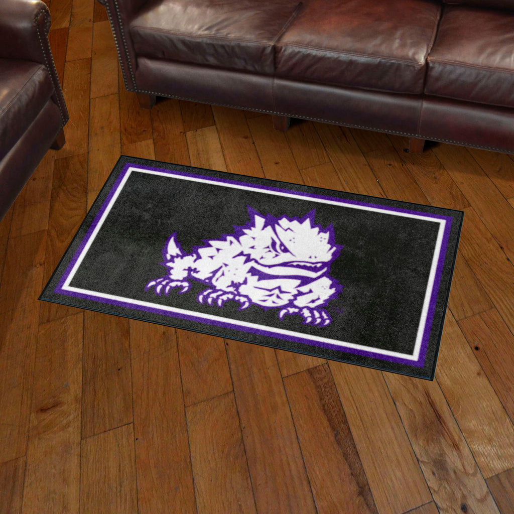 TCU Horned Frogs 3ft. x 5ft. Plush Area Rug