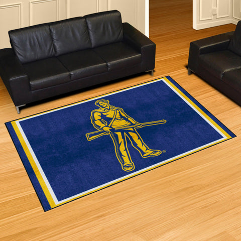 West Virginia Mountaineers 3ft. x 5ft. Plush Area Rug