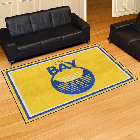 Golden State Warriors 5ft. x 8 ft. Plush Area Rug