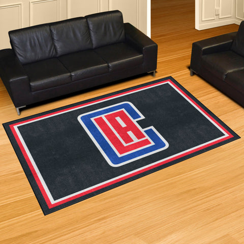 Los Angeles Clippers 5ft. x 8 ft. Plush Area Rug