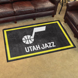 Utah Jazz 4ft. x 6ft. Plush Area Rug