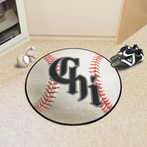 Chicago White Sox Baseball Rug Southside City Connect - 27in. Diameter