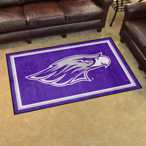 Wisconsin-Whitewater Pointers 4ft. x 6ft. Plush Area Rug