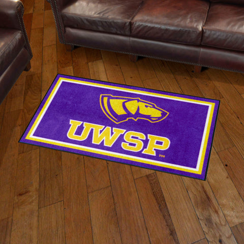 Wisconsin-Stevens Point Pointers 3ft. x 5ft. Plush Area Rug