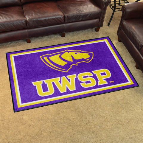 Wisconsin-Stevens Point Pointers 4ft. x 6ft. Plush Area Rug