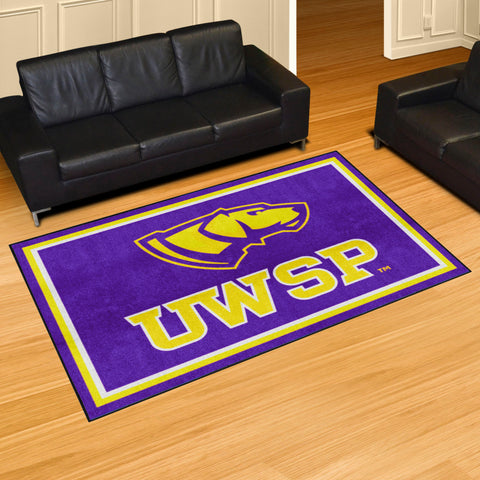 Wisconsin-Stevens Point Pointers 5ft. x 8 ft. Plush Area Rug