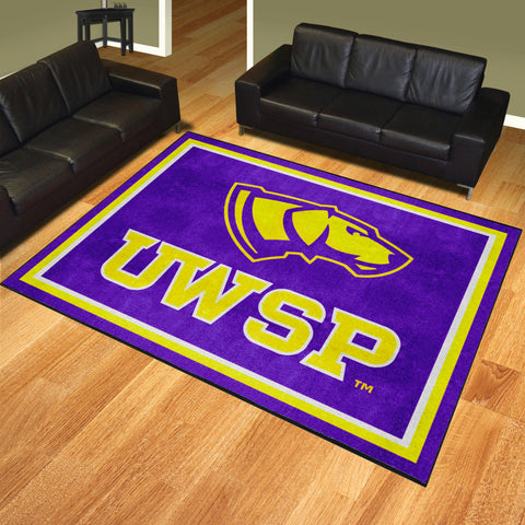 Wisconsin-Stevens Point Pointers 8ft. x 10 ft. Plush Area Rug