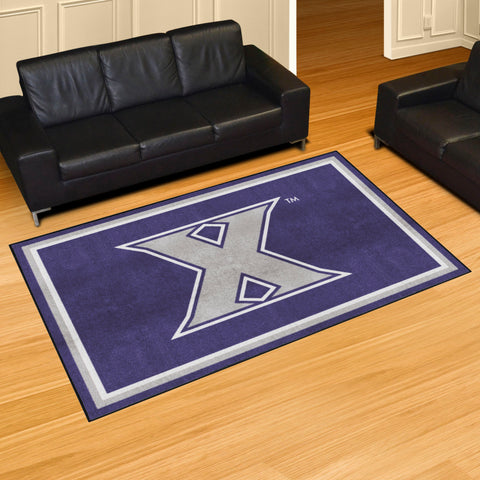 Xavier Musketeers 5ft. x 8 ft. Plush Area Rug