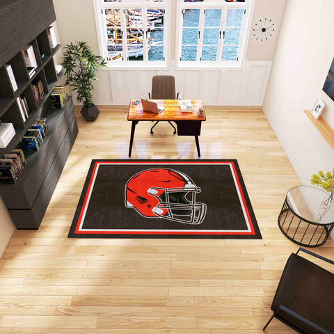 Cleveland Browns 5ft. x 8 ft. Plush Area Rug