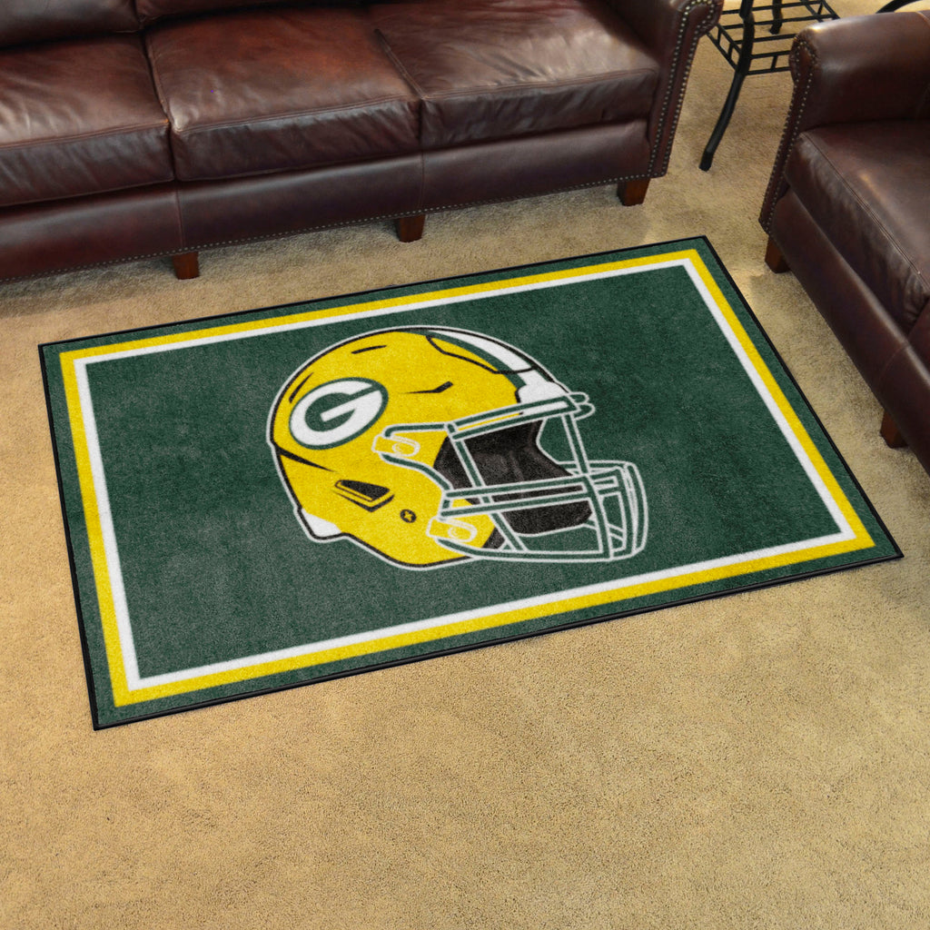 Green Bay Packers 4ft. x 6ft. Plush Area Rug