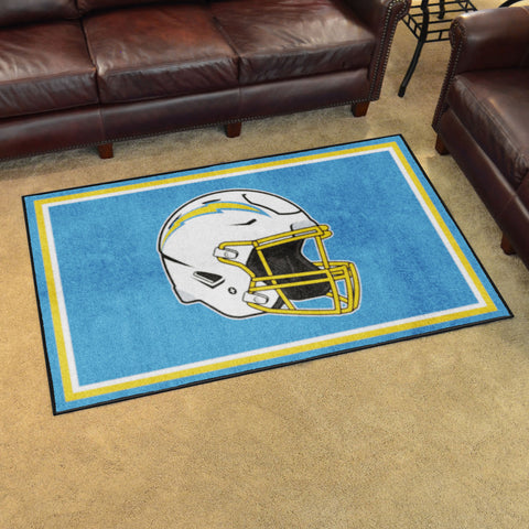 Los Angeles Chargers 4ft. x 6ft. Plush Area Rug
