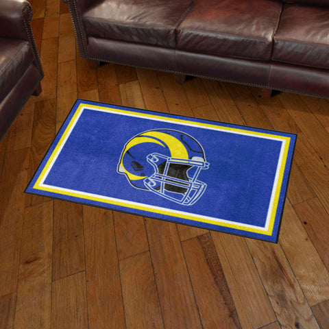 Los Angeles Rams 3ft. x 5ft. Plush Area Rug