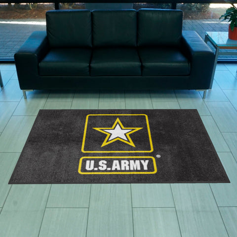 U.S. Army 4X6 High-Traffic Mat with Durable Rubber Backing - Landscape Orientation