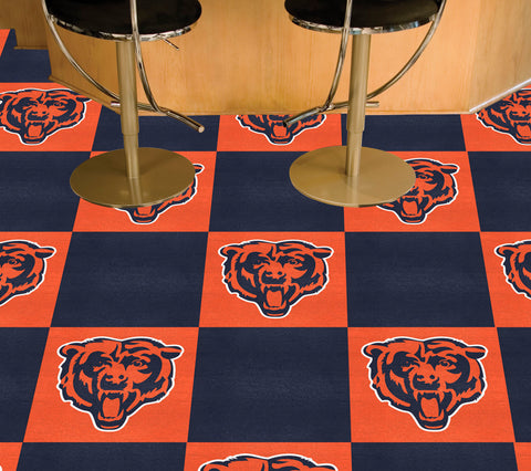 Chicago Bears Team Carpet Tiles - 45 Sq Ft.