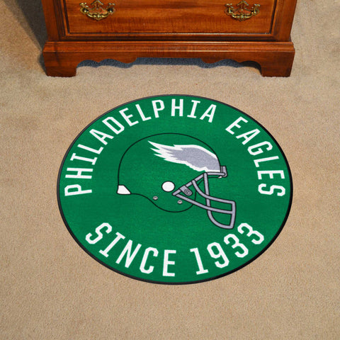 Philadelphia Eagles Roundel Rug - 27in. Diameter - Retro Collection