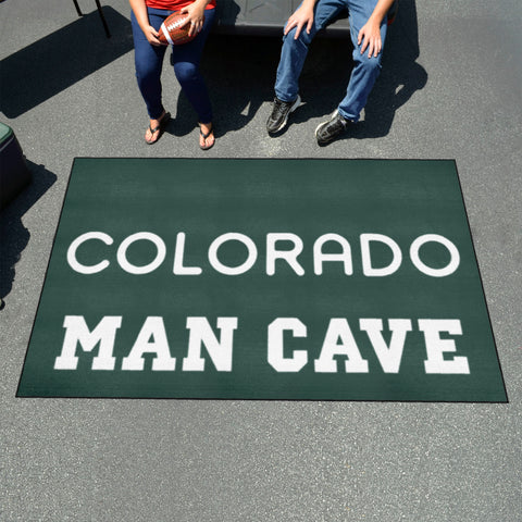 Colorado Rockies Man Cave Ulti-Mat Rug - 5ft. x 8ft.